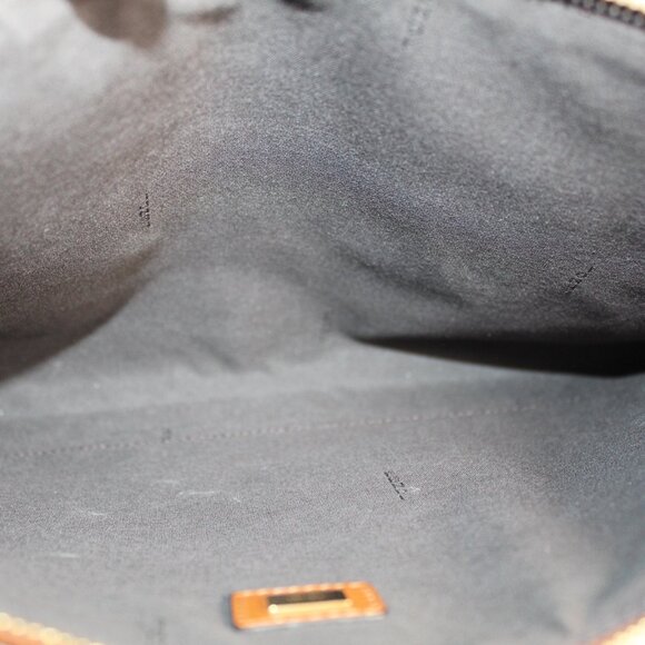 Fendi Flat Wristlet Large Envelope Zip Top Vitello King Logo Embossed Bag - Picture 7 of 8